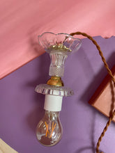 Charger l'image dans la galerie, Baladeuse vintage en verre assemblé - Coupelle en verre et laiton