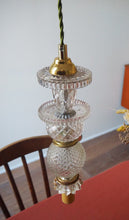 Charger l'image dans la galerie, lampe upcyclée en verre vintage