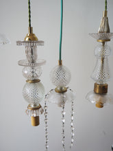 Charger l'image dans la galerie, lampe supsension vintage en verre