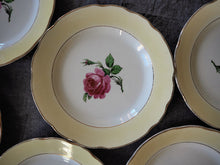 Charger l'image dans la galerie, assiettes vintage jaune