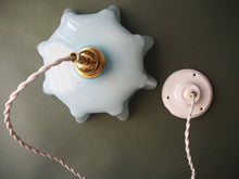 Charger l'image dans la galerie, suspension vintage et porcelaine