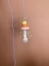 Charger l'image dans la galerie, Lampe baladeuse - Verre assemblée et bois teinté
