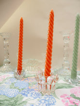 Charger l'image dans la galerie, Bougeoirs en verre vintage - Made in France
