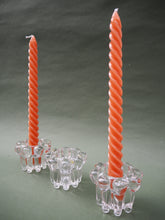 Charger l'image dans la galerie, Bougeoirs en verre vintage - Made in France

