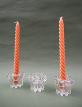 Charger l'image dans la galerie, Bougeoirs en verre vintage - Made in France
